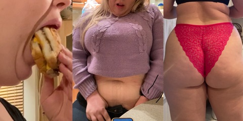 myfatblondegf onlyfans leaked picture 2