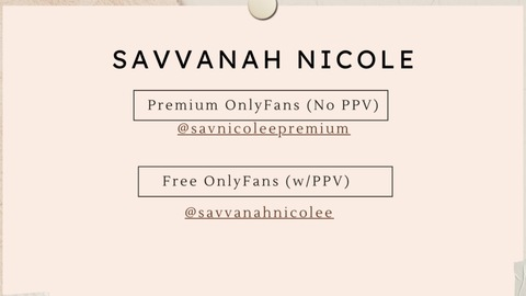 savnicoleepremium onlyfans leaked picture 2